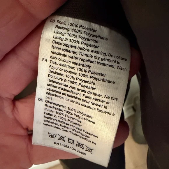 Helly Hansen Olive Utility Rainshell Jacket - Picture 6 of 6